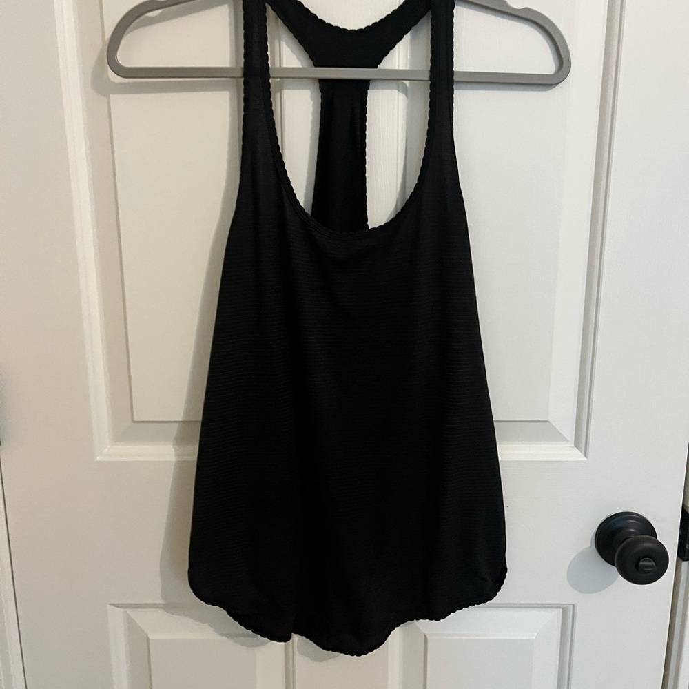 Black Racerback Tank Top